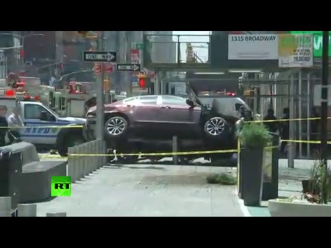 Car plows into pedestrians in Times Square in New York - The Global Herald