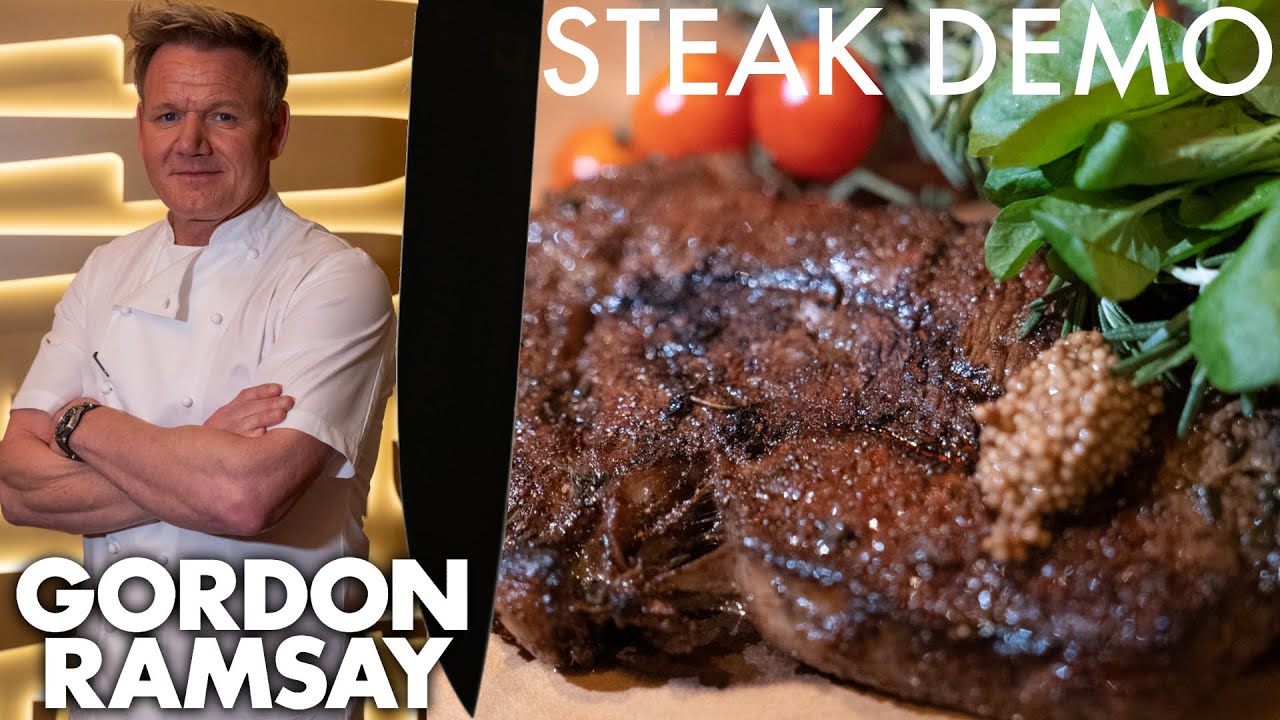 Gordon Ramsay Shows a NFL Star How To Make The Perfect Ribeye - The ...