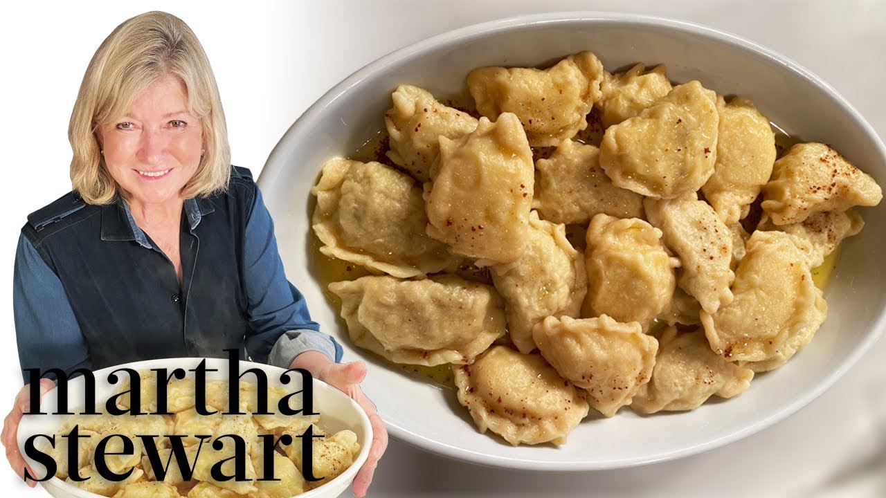 Martha Stewart's Potato Pierogi & Brown Butter Recipe