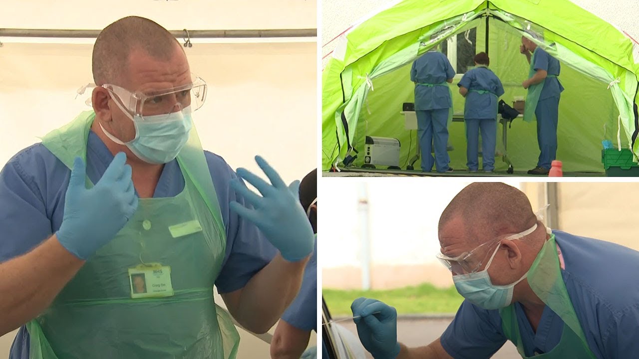 Coronavirus: Inside a drive-through testing centre - The Global Herald