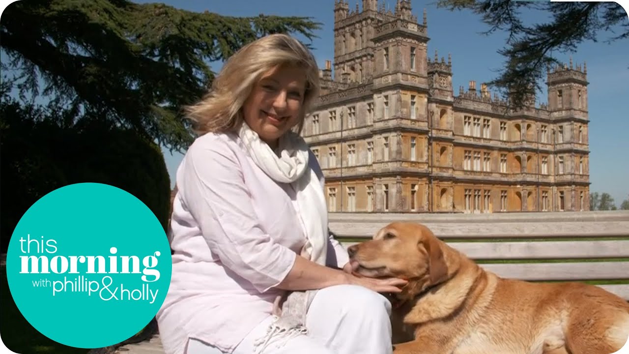 Lady Carnarvon Discusses Isolating At Downton Abbey This Morning