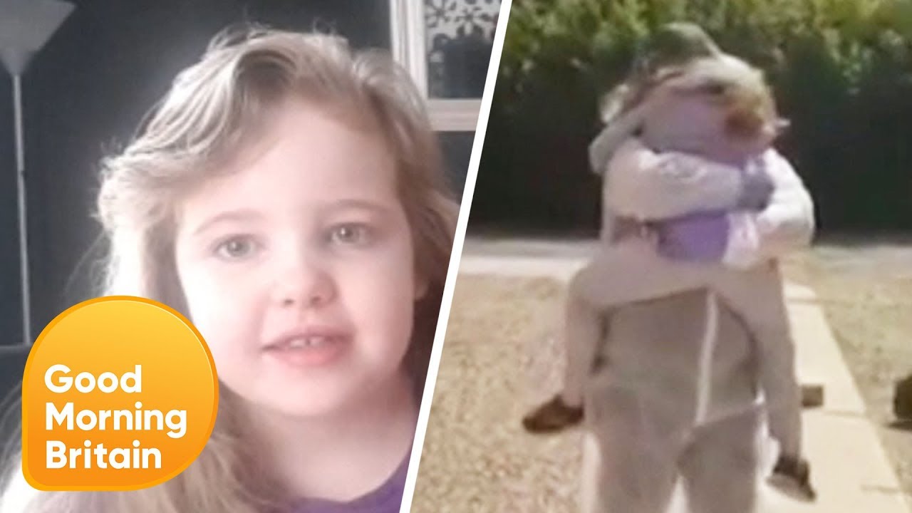 Care Worker's Emotional Reunion With Daughter After Months Apart Good(02)