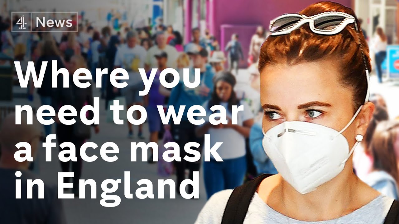 Government releases new guidance on wearing face masks in England The
