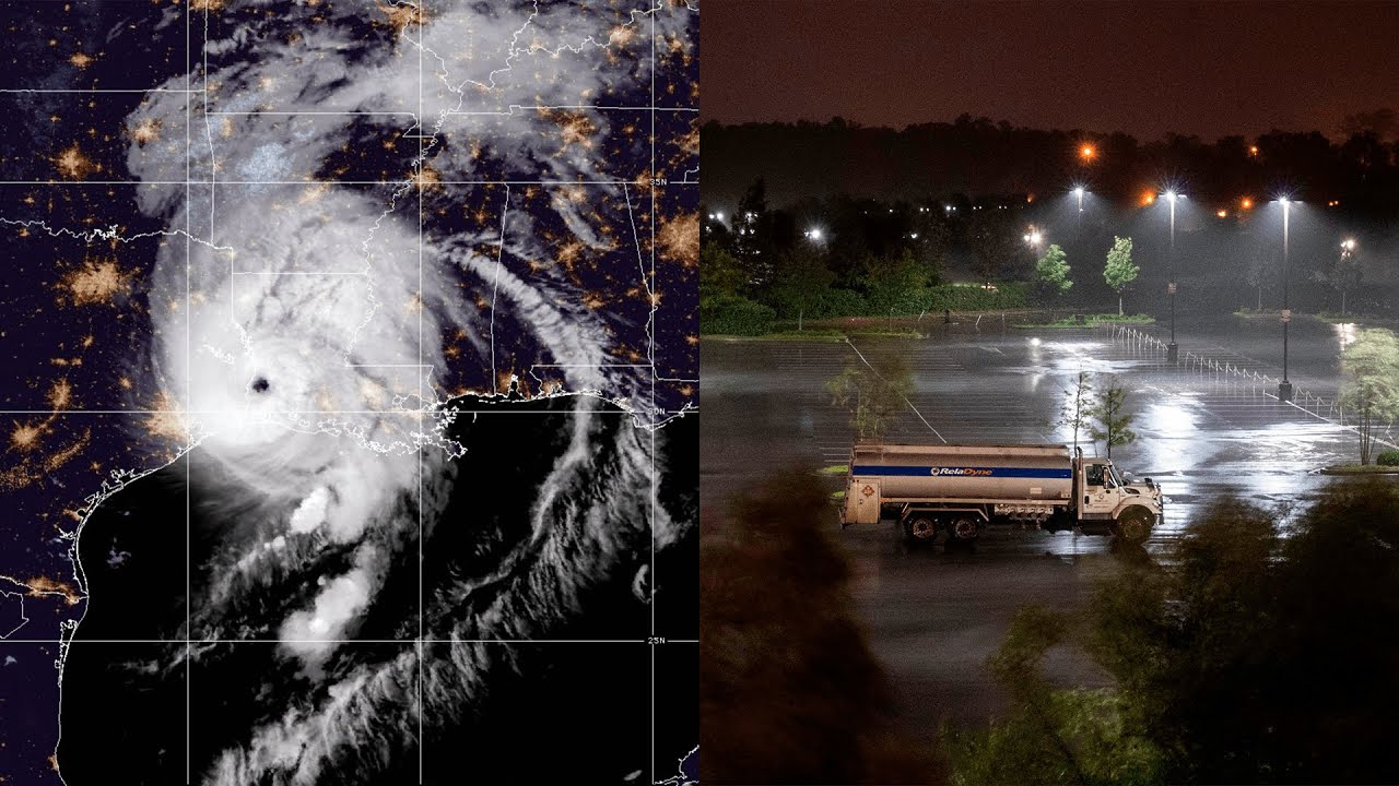 'Extremely dangerous' Hurricane Laura hits land in Louisiana - The ...