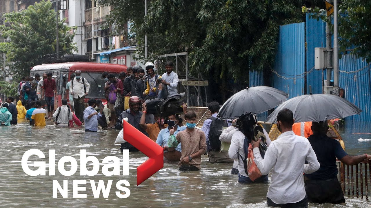Mumbai floods: Heavy rainfall leaves parts of India's financial capital ...