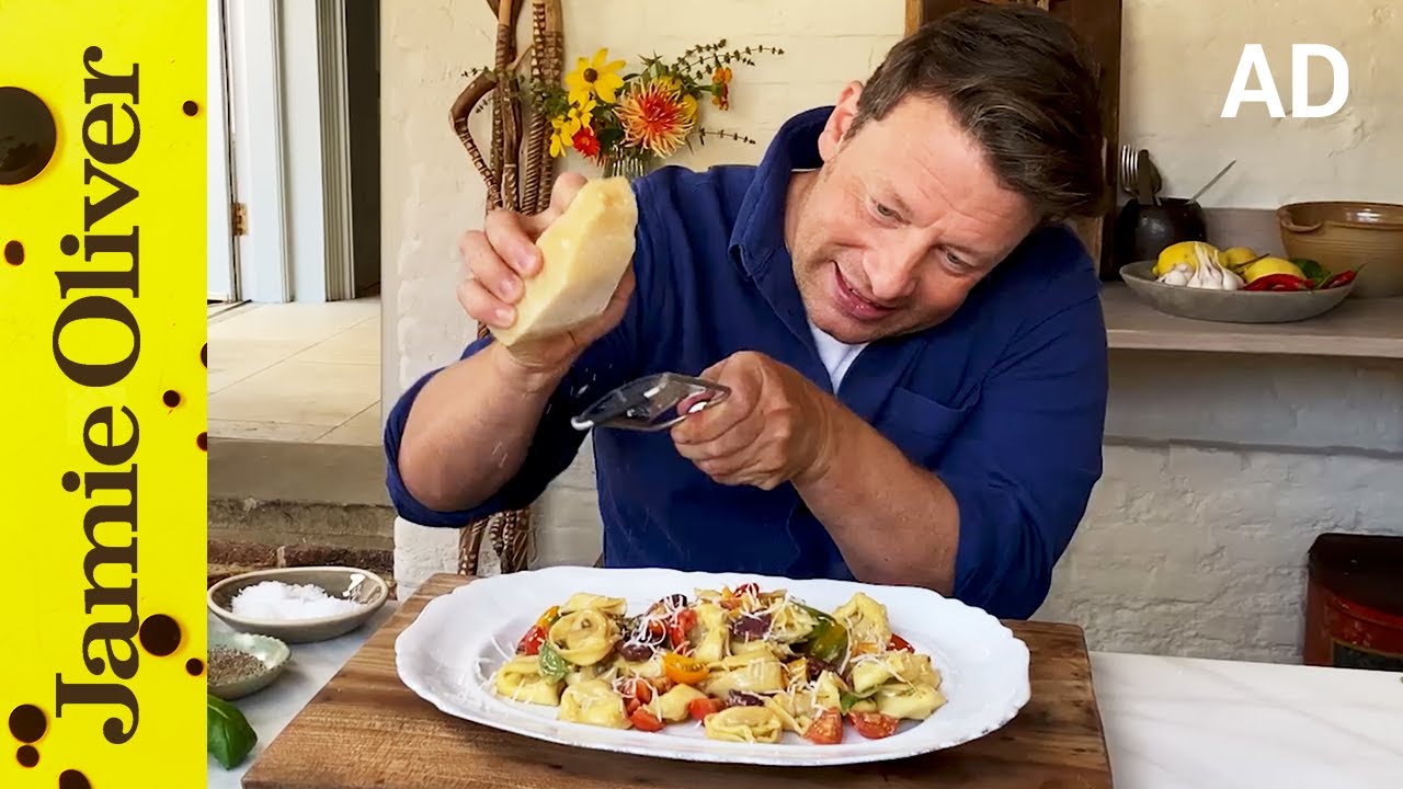 Aubergine Parmigiana Tortellini Jamie Oliver AD The Global Herald