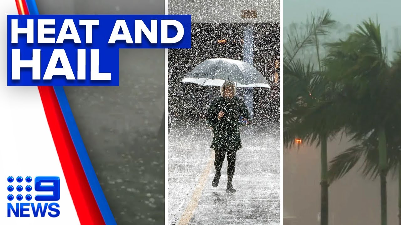 Severe storms lash Queensland following heatwave | 9 News Australia ...
