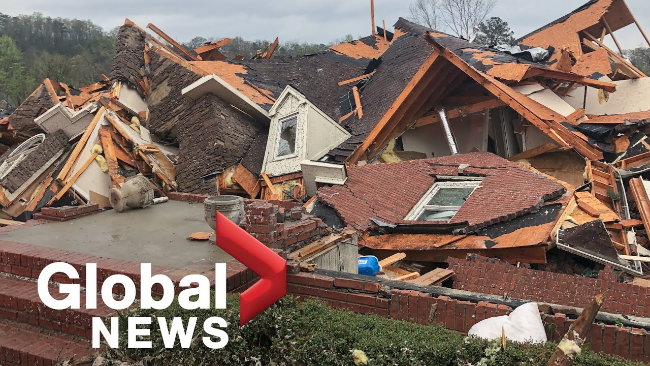 At least 3 killed as tornadoes rip through Alabama, destroying homes ...