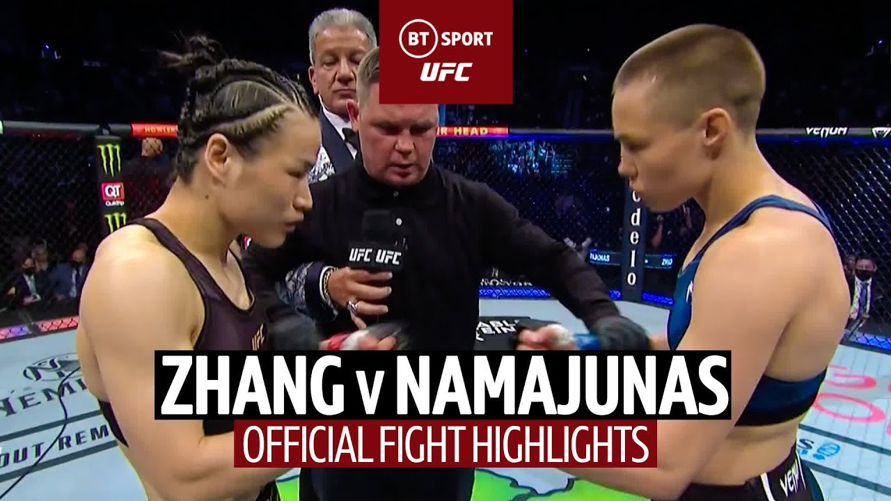 Thug Rose is back! Zhang Weili v Rose Namajunas UFC 261 Highlights