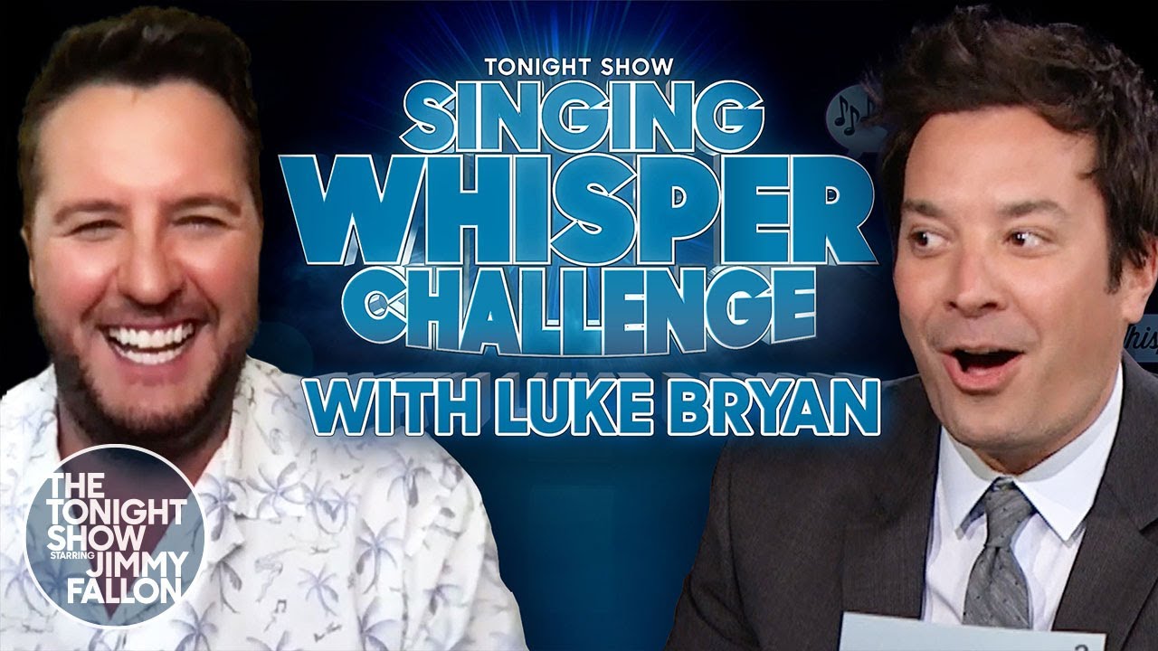 Singing Whisper Challenge with Luke Bryan | The Tonight Show Starring