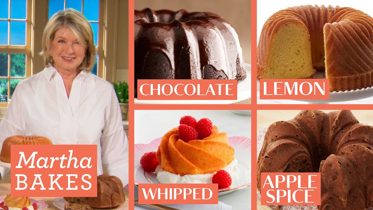 Martha Stewart Makes 4 Bundt Cakes Martha Bakes Classic Episodes