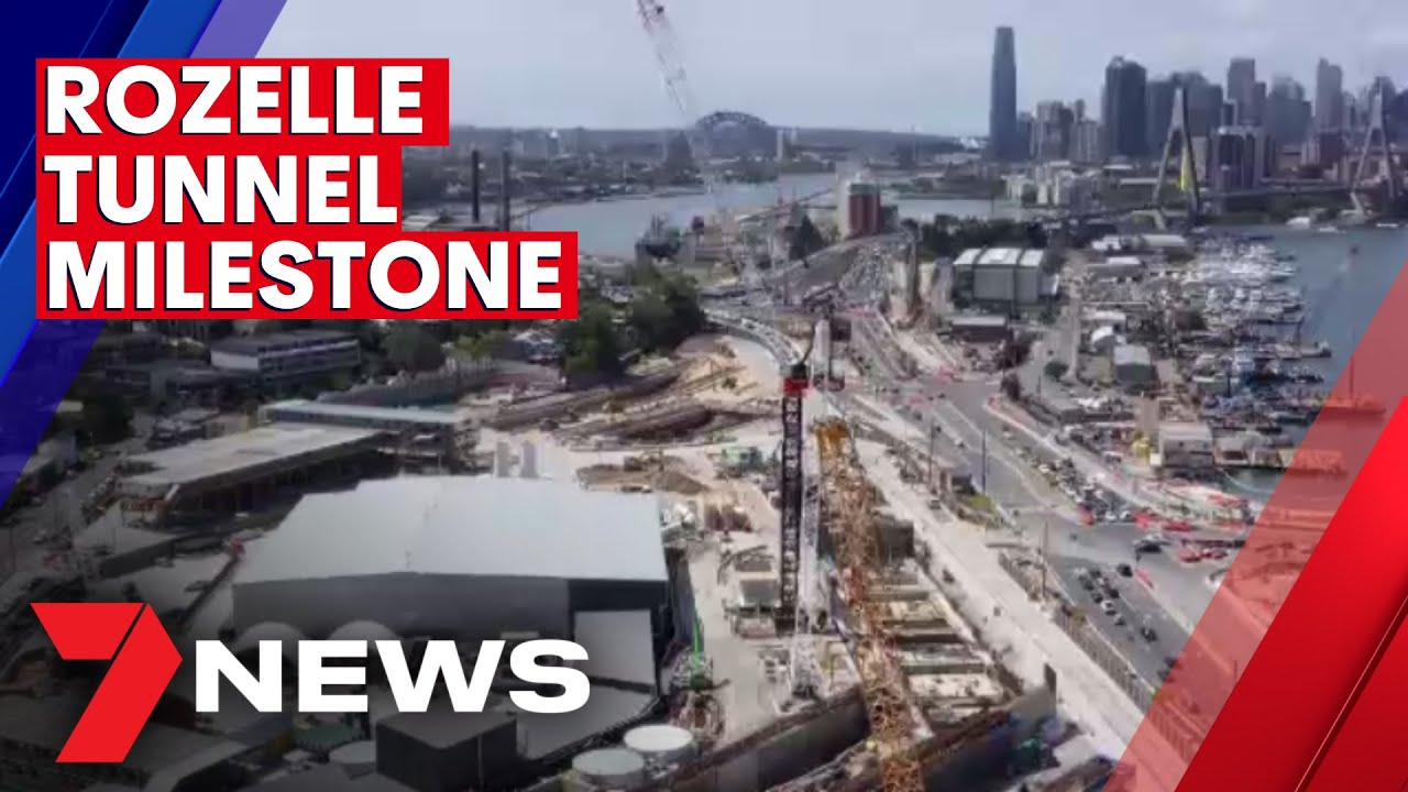 Tunnelling for the Rozelle interchange is now half finished 7NEWS The Global Herald