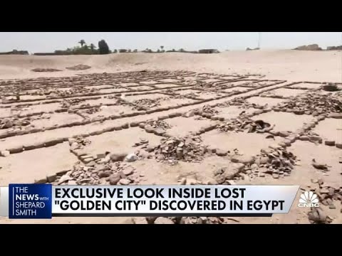Exclusive look inside lost "Golden City" discovered in Egypt - The ...