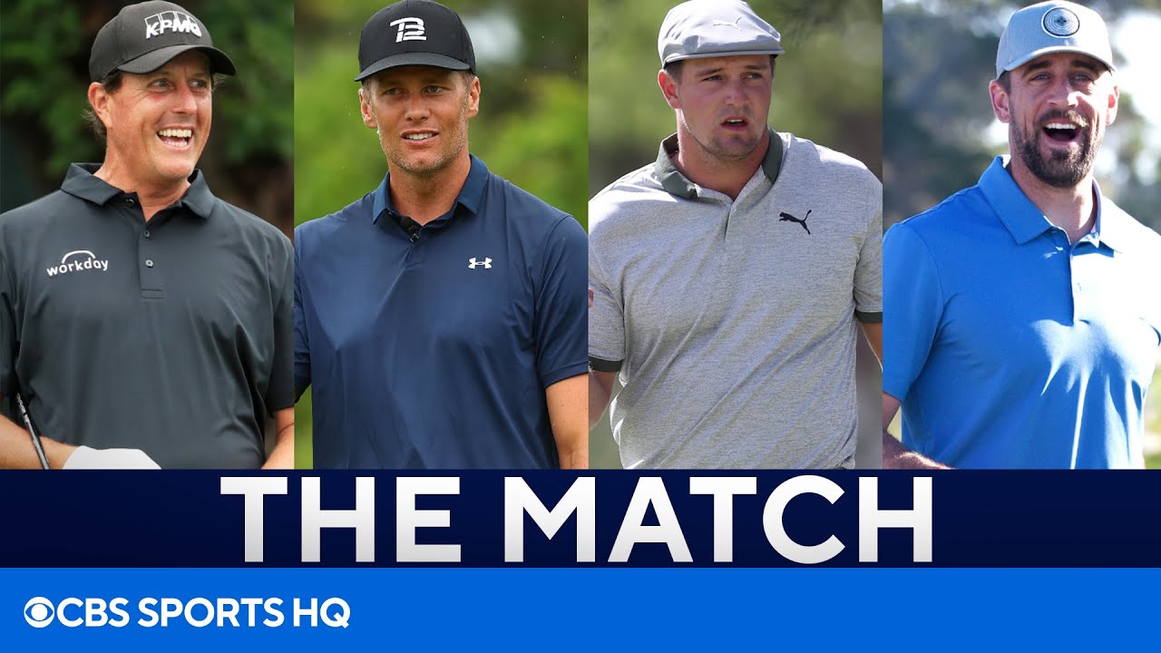 Phil Mickelson & Tom Bradys vs Bryson DeChambeau & Aaron Rodgers in The