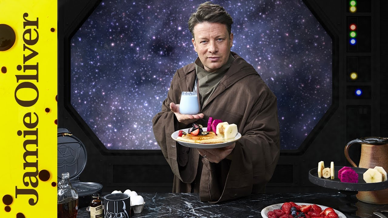 MAY THE 4th BE WITH YOU!! Star Wars Waffles Jamie Oliver The