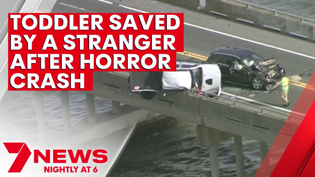 Brave dad who risked his life to save toddler tells his story | 7NEWS ...