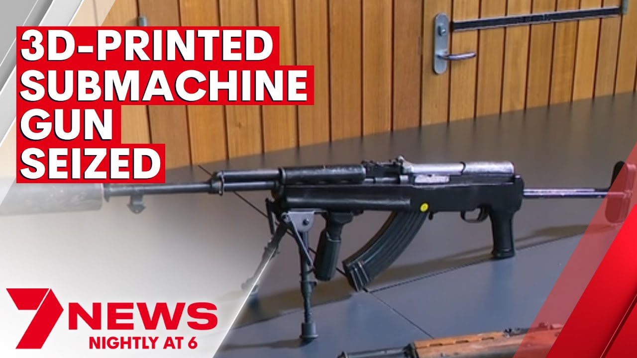 3D-printed submachine guns seized in NSW police raids