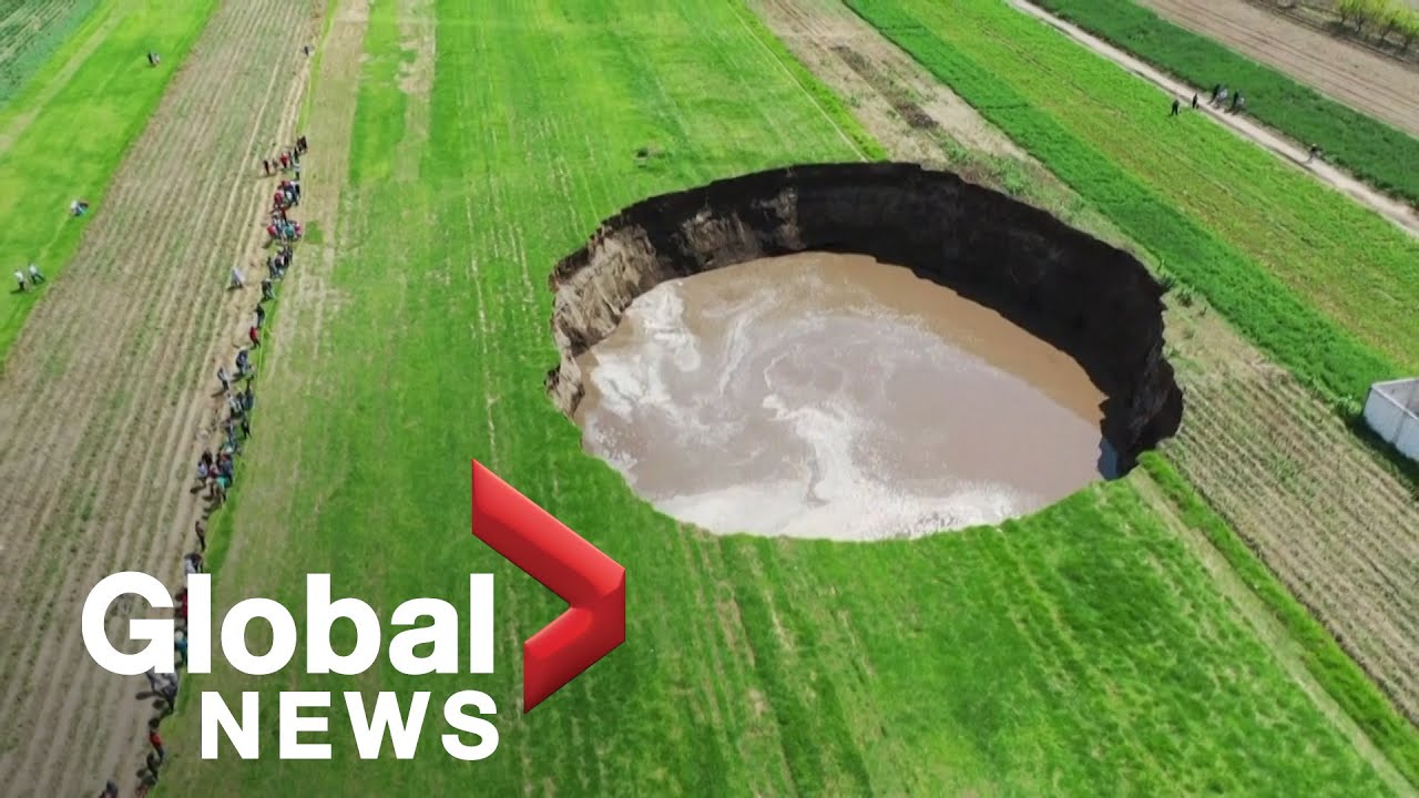 Massive sinkhole cracks open farmland in Mexico The Global Herald