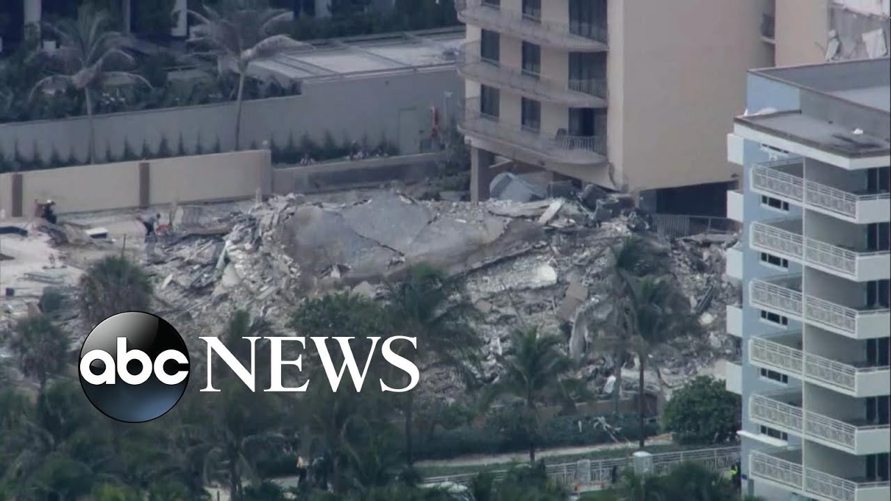 Officials give update on apartment building collapse in Miami - The ...
