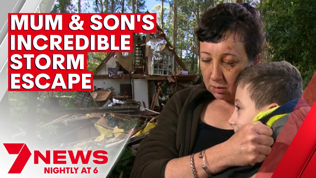 How a Victorian mum and son survived as their house was ripped apart ...