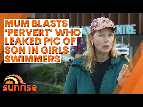 Furious mum blasts 'pervert’ who leaked photo of son wearing girl’s swimming costume | 7NEWS
