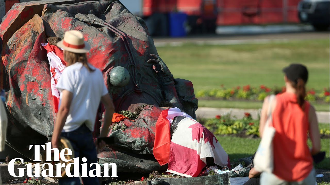 Queen Victoria statue toppled in Canada over deaths of indigenous children The Global Herald