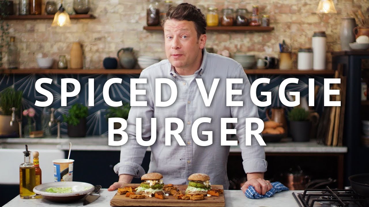 Spiced Veggie Burger Jamie Oliver UK AD The Global Herald