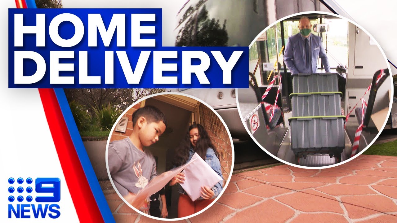 Student Driver Pack Pack School bus drivers deliver home-learning packs to students | 9 News ...