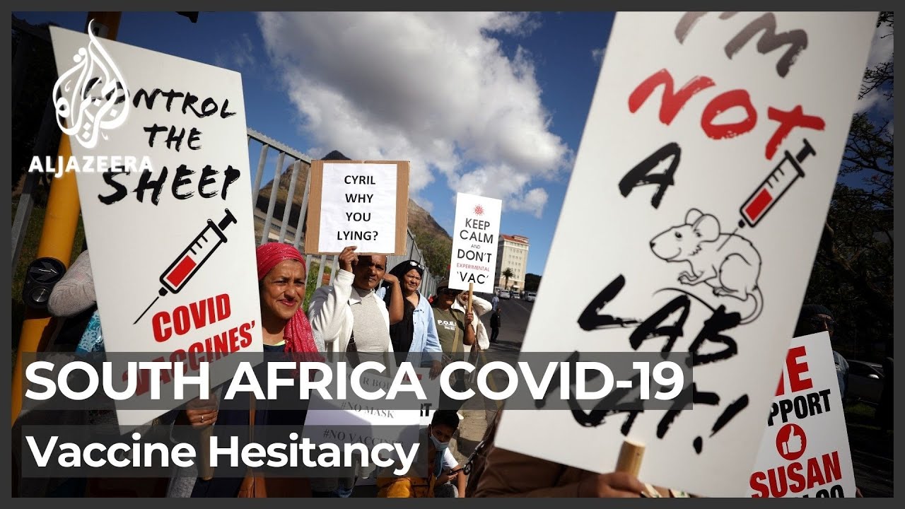South Africa antivaxxers harass health workers outside hospital The