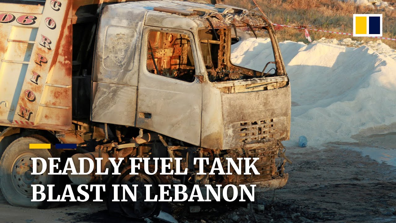 Fuel tank explosion in northern Lebanon kills 28 and injures 80