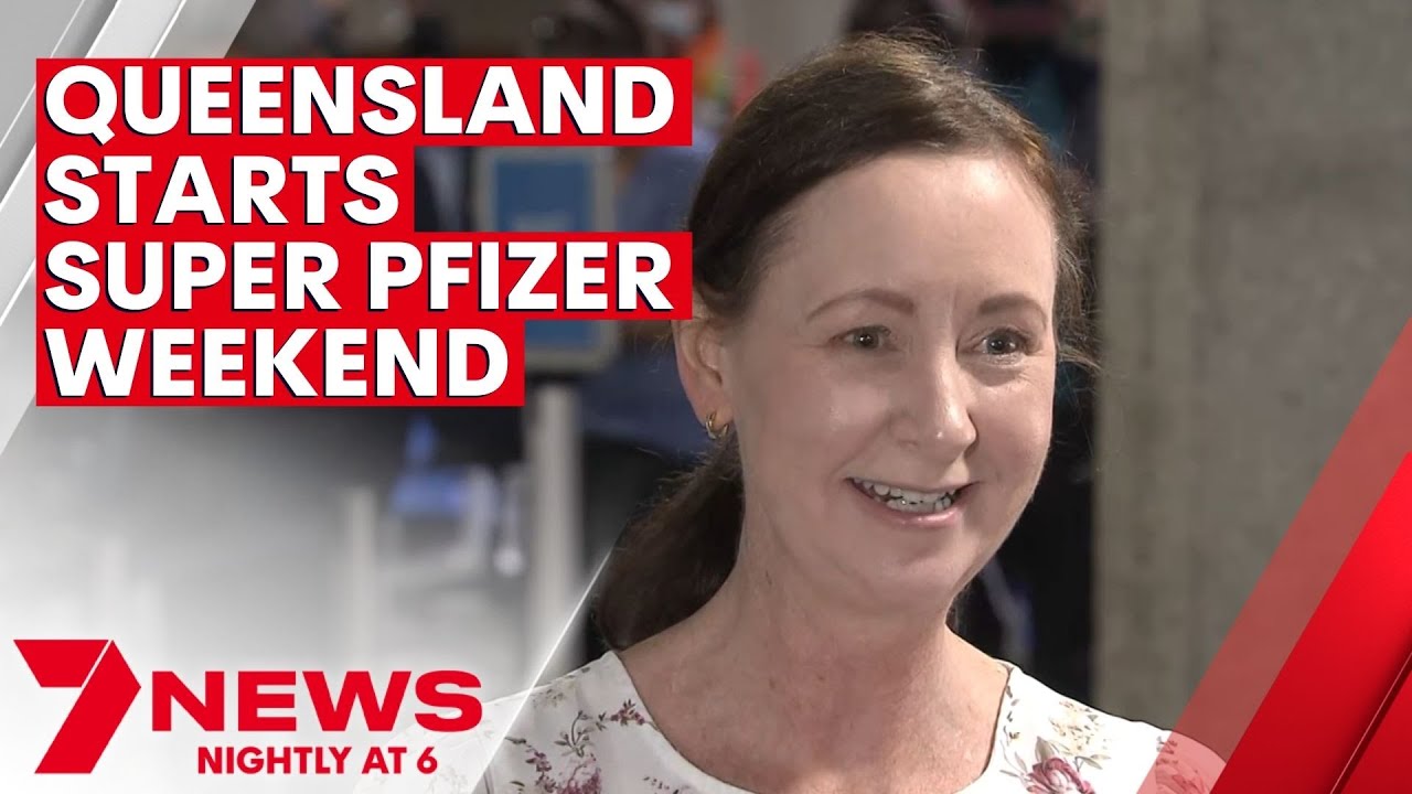 Queensland launches into 'Super Pfizer Weekend' as one new local case of COVID19 detected