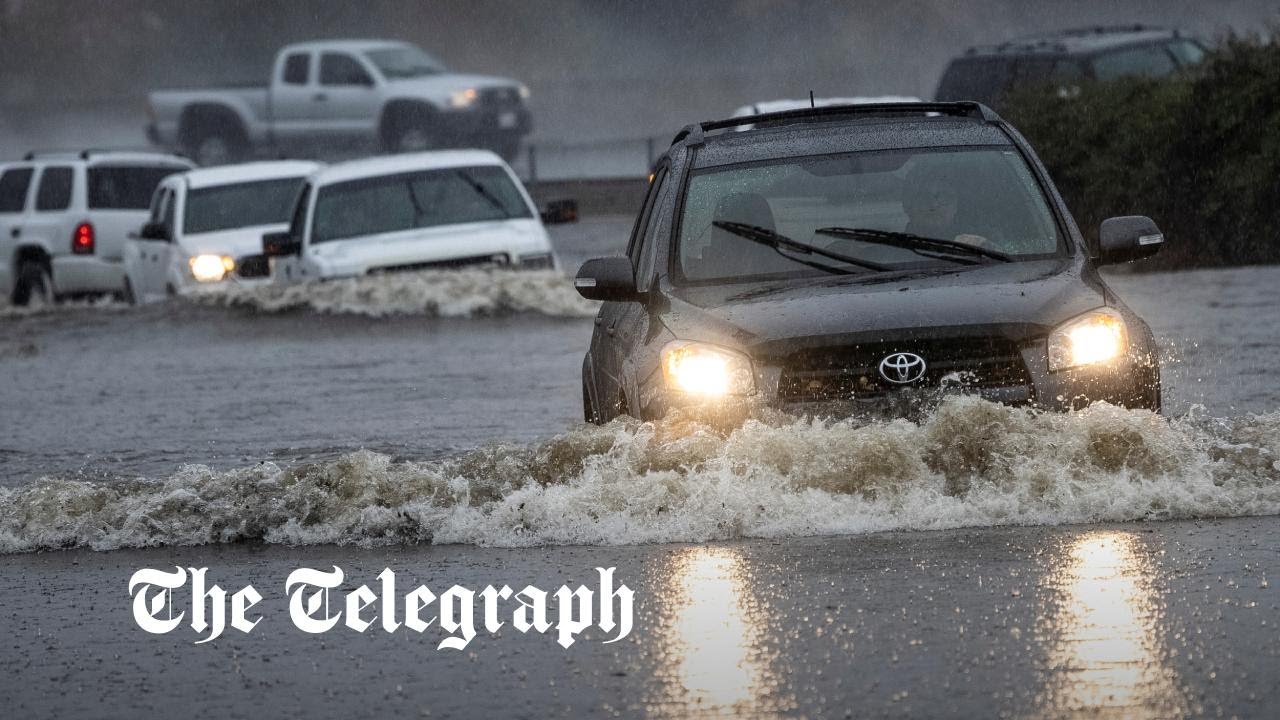 Droughtstricken California flooded after heavy storm The Global Herald