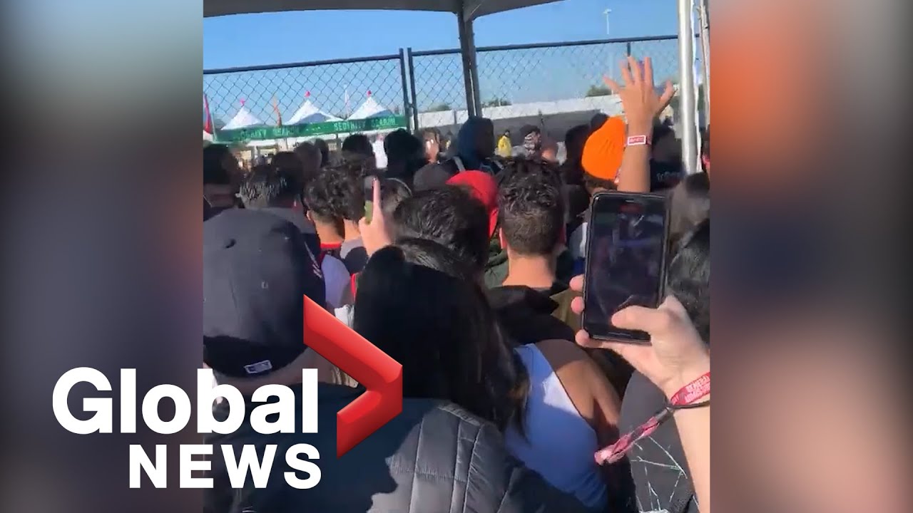 Astroworld concert crush Fans rush security prior to "mass casualty incident" at Travis Scott