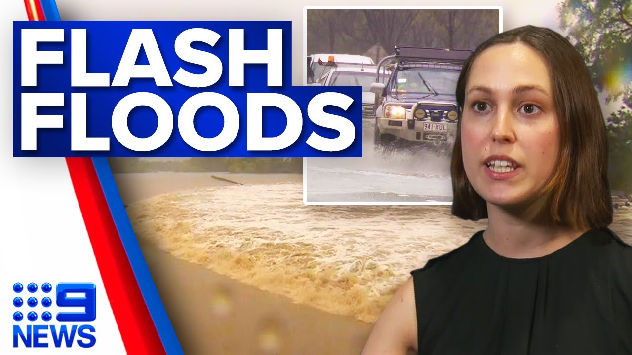 Flash-flooding emergency for parts of Queensland | 9 News Australia ...