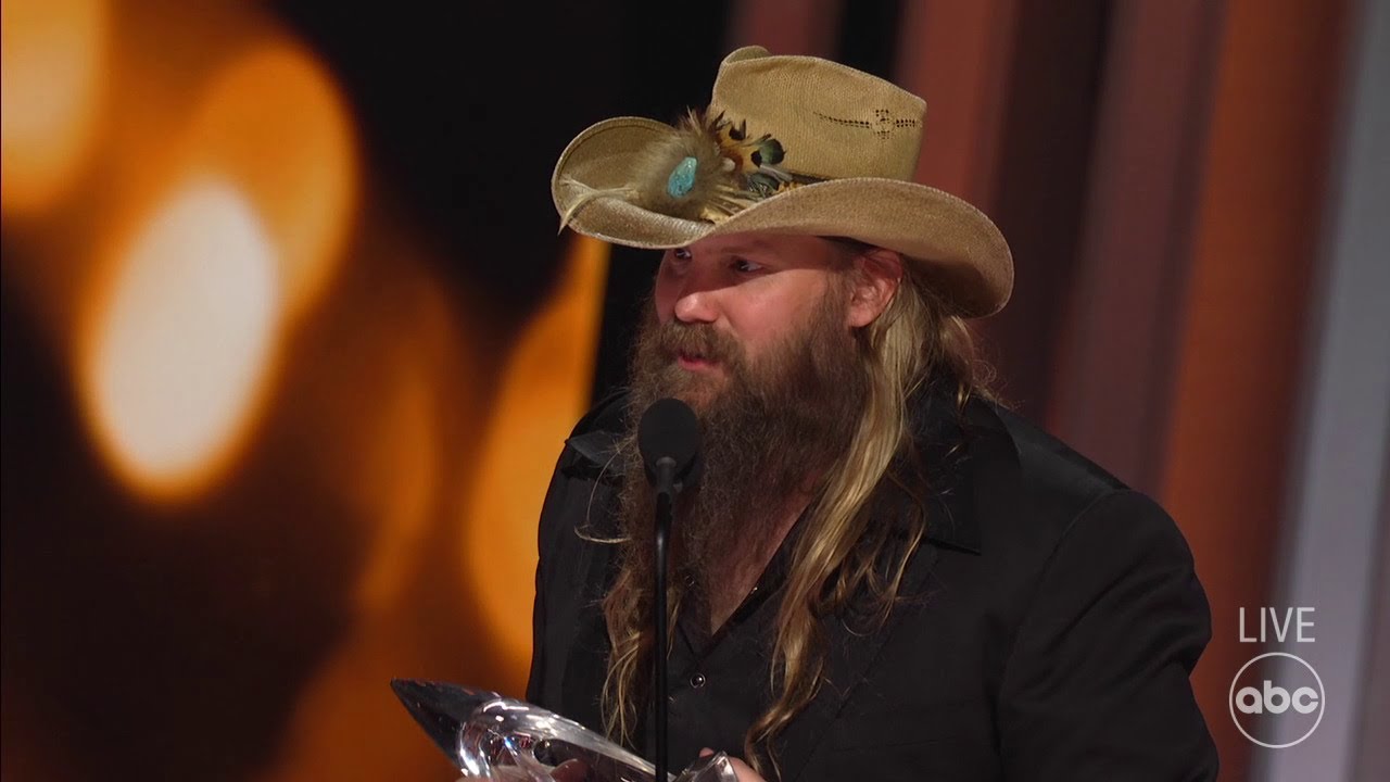 Chris Stapleton Accepts the 2021 CMA Award for Single of the Year The