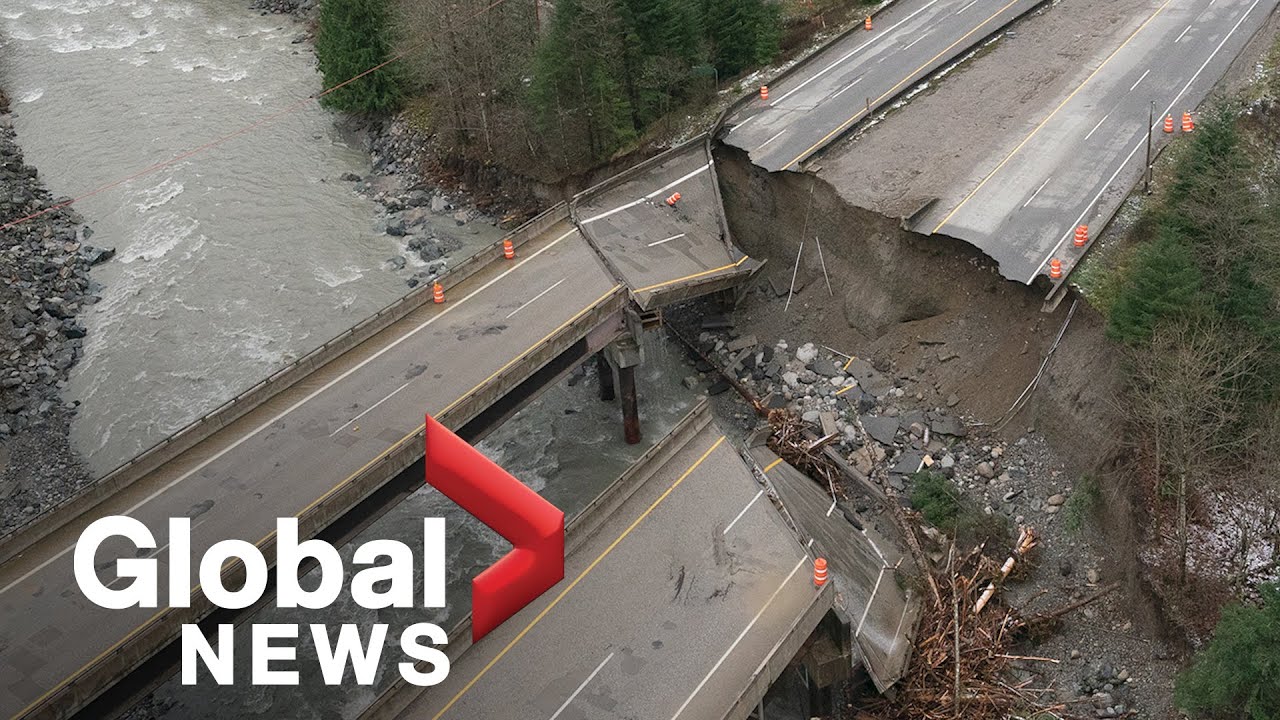 BC floods: Stranded travellers leave Hope, BC as Highway 7 partially ...