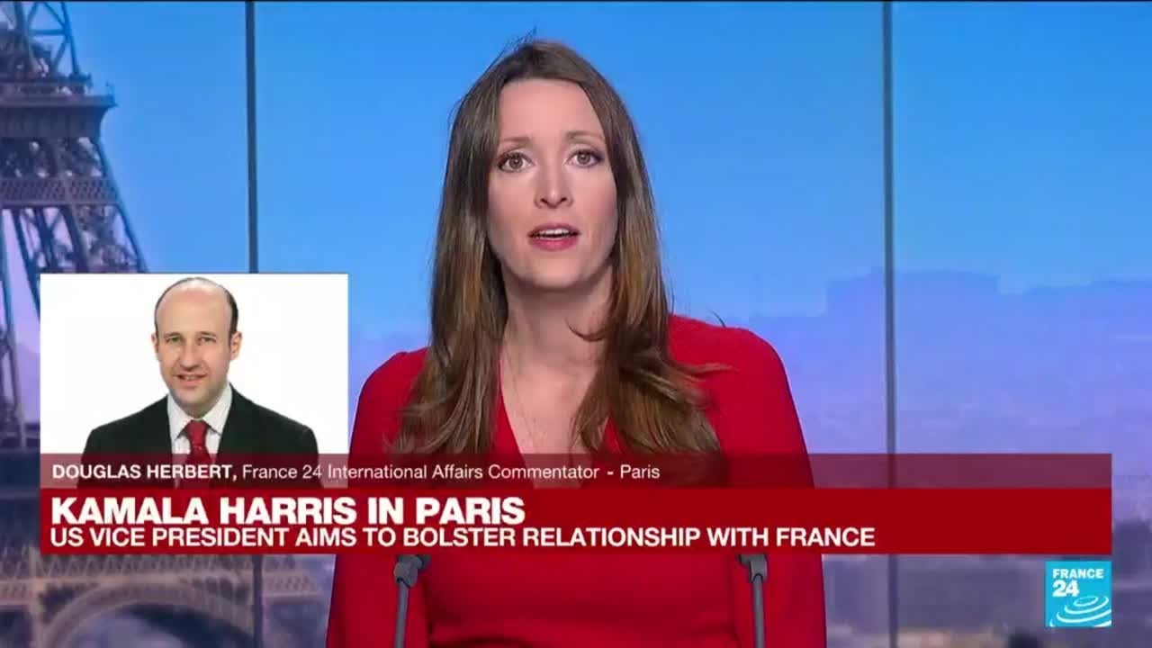 US VP Kamala Harris aims to bolster relationship with France • FRANCE