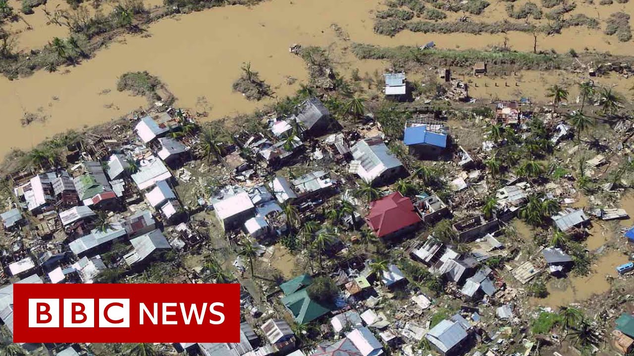 Super typhoon causes devastation as it rips through Philippines - BBC ...