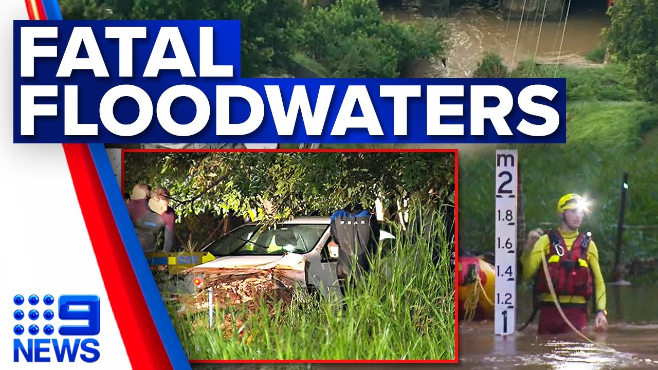 Woman tragically dies after car submerges in Queensland floodwaters | 9 ...