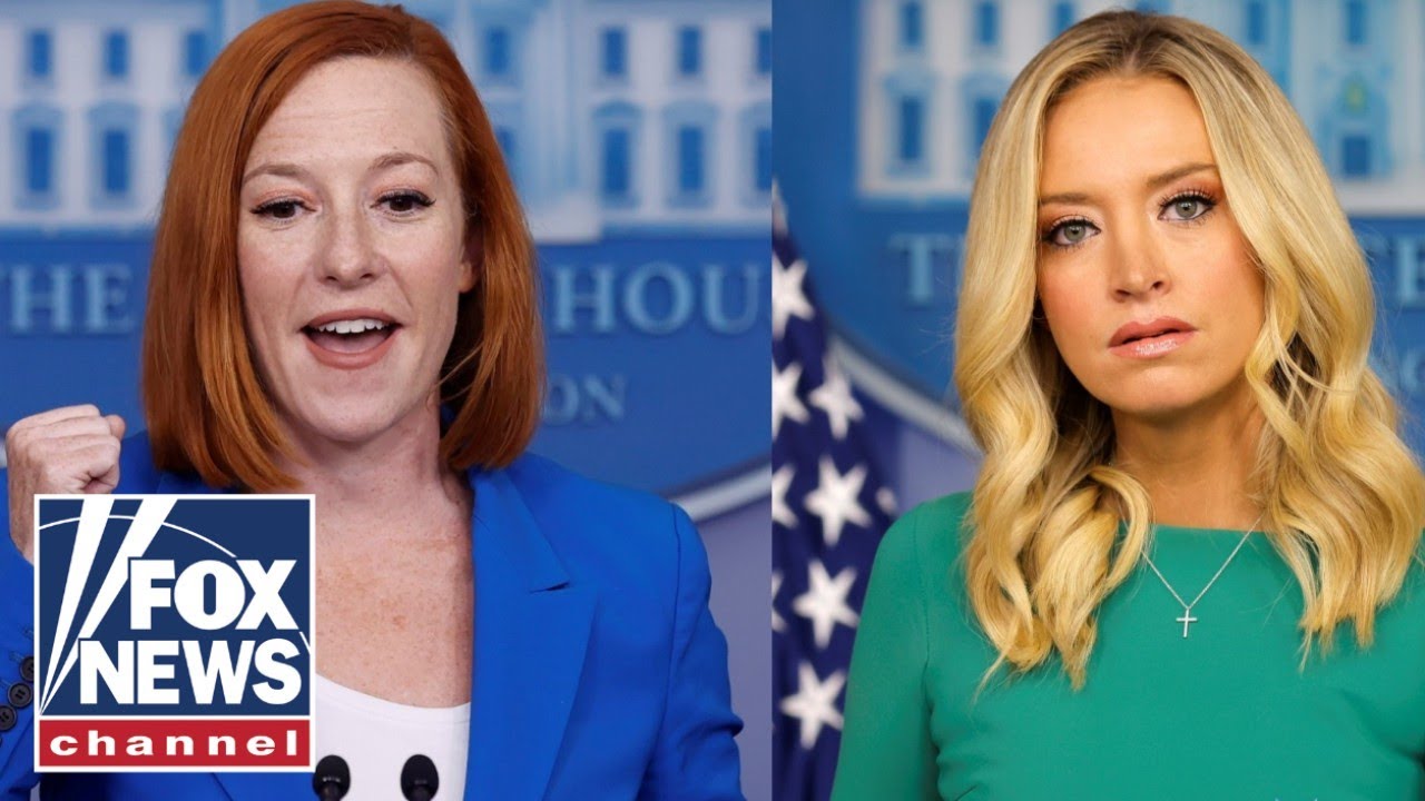 Kayleigh McEnany Media asks Jen Psaki 'softball questions' The(02)