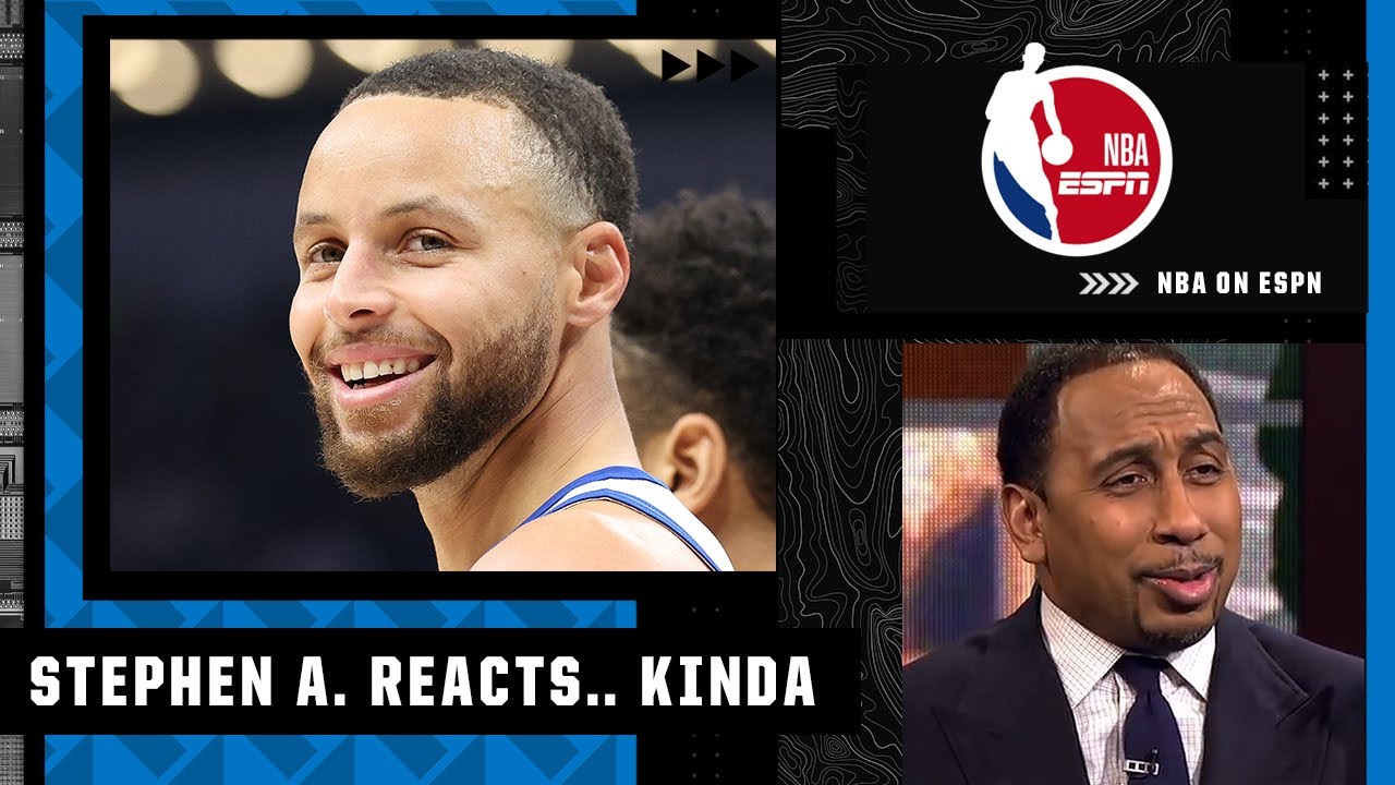Stephen A. reflects on Steph Curry breaking the 3-PT record... kinda