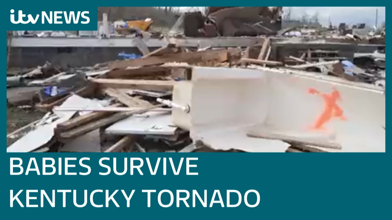 Babies survive Kentucky tornado in bathtub torn from their home by