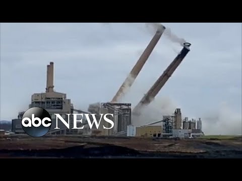 Chimney Stacks Demolished At Ohio Power Plant The Global Herald