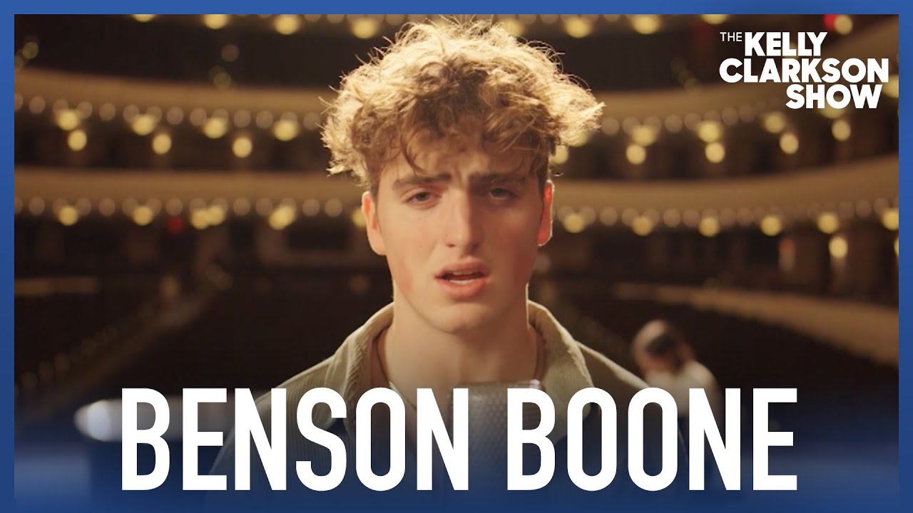 Benson Boone Performs 'Ghost Town' On The Kelly Clarkson Show The