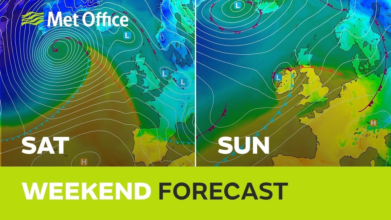 UK Weather Weekend weather Turning milder after a cold start The