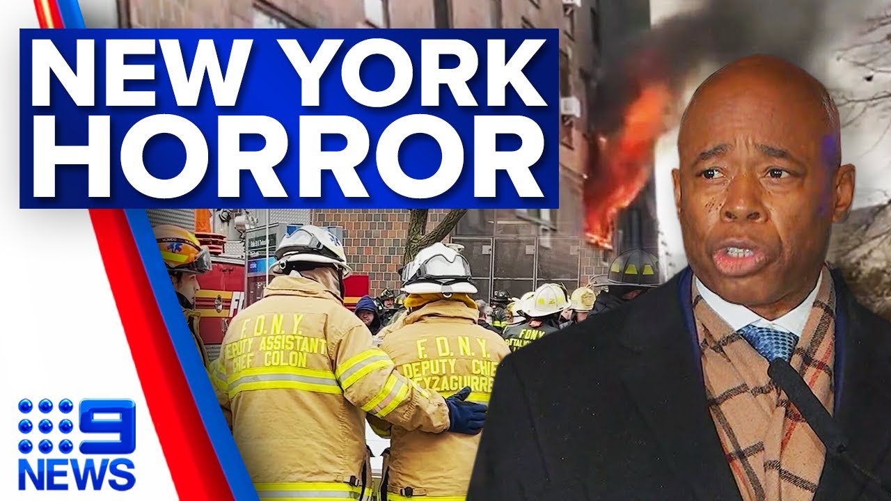 Nine children dead in New York apartment fire | 9 News Australia - The ...