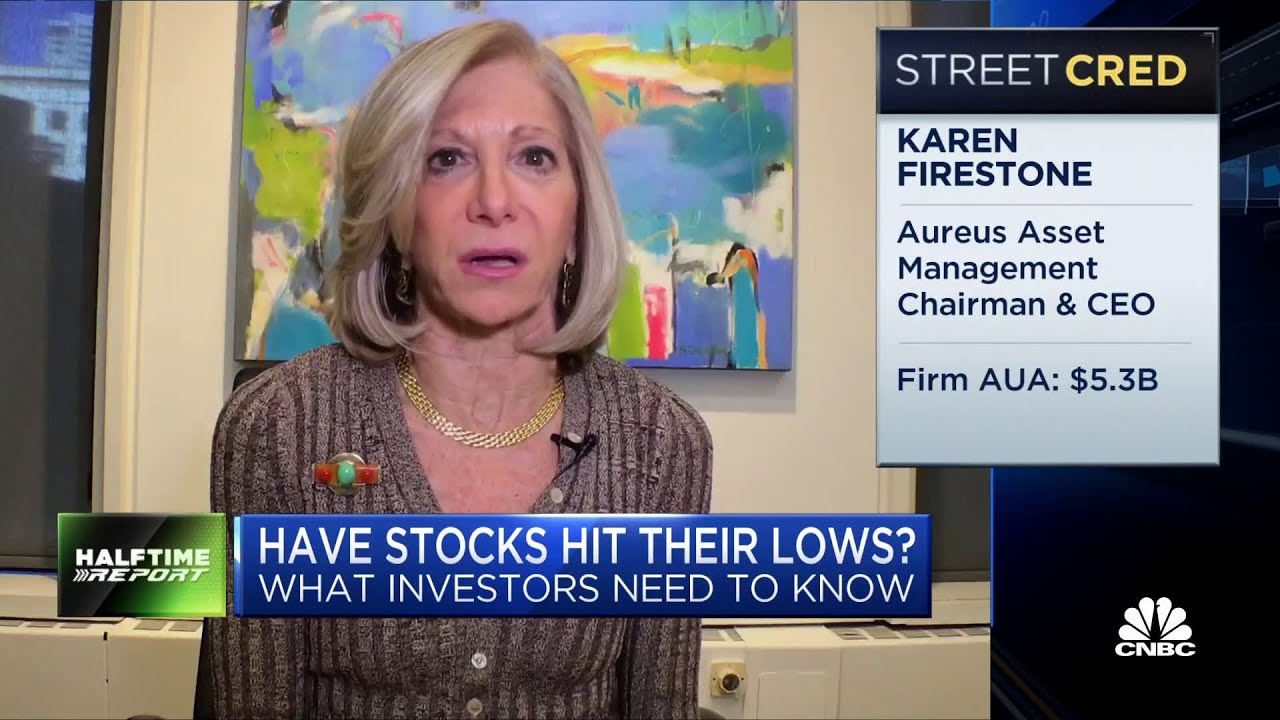 Most of the stocks down 50 are have hit their lows, says Karen Firestone The Global Herald