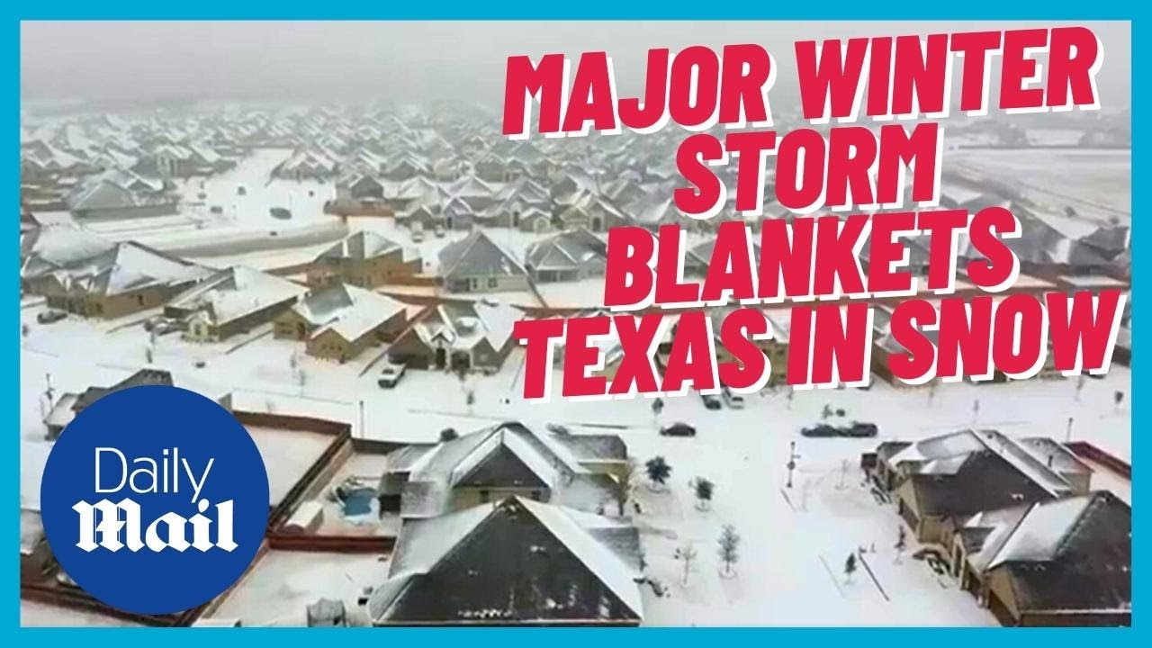 Major winter storm hits Texas and blankets cities with snow - The ...