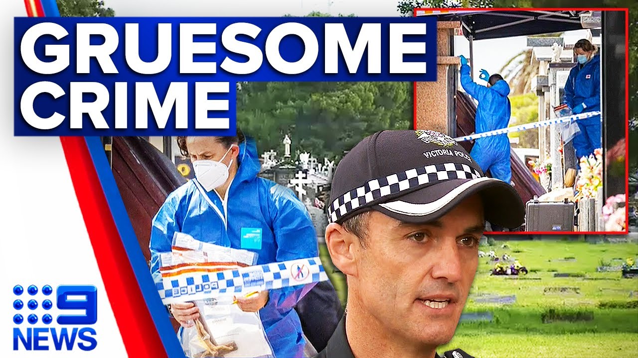 Grave robbers steal human remains from Melbourne cemetery | 9 News - Is It A Crime To Steal Human Ashes