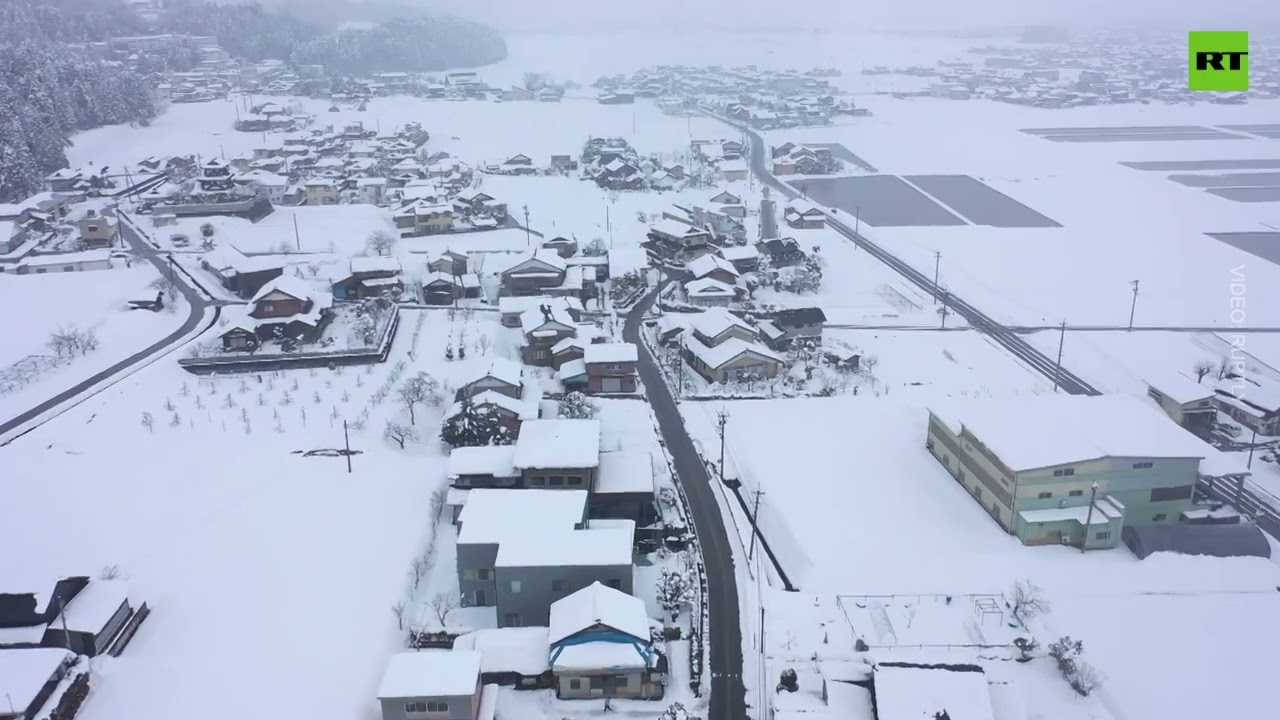 Snow blankets Northern Japan The Global Herald
